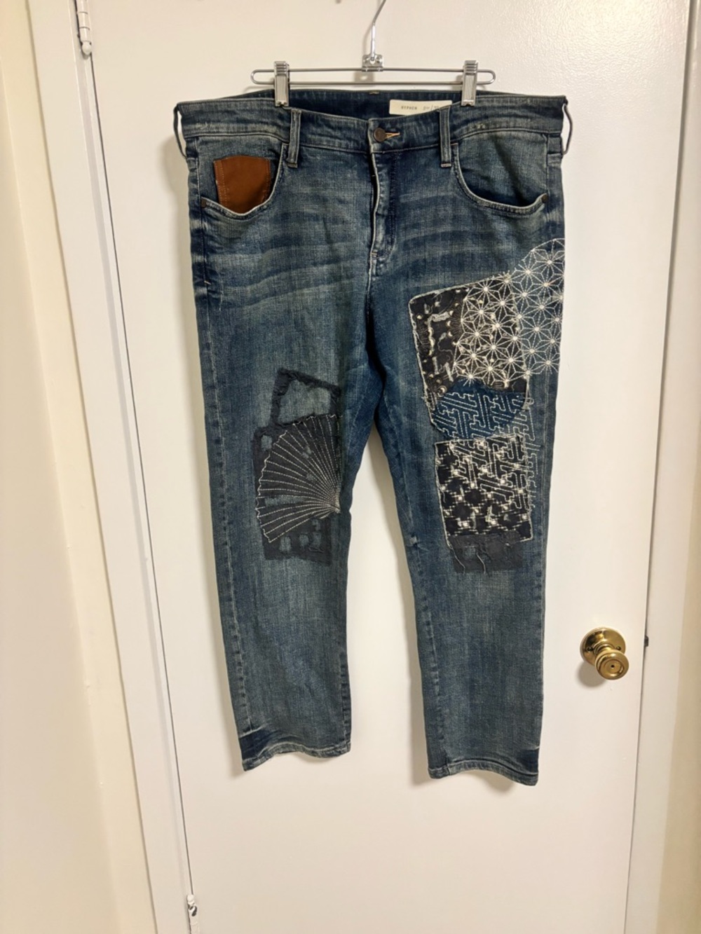 Pilcro and the Letterpress Patchwork Jeans